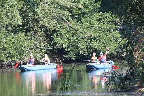 Kanufahrt auf der Saale