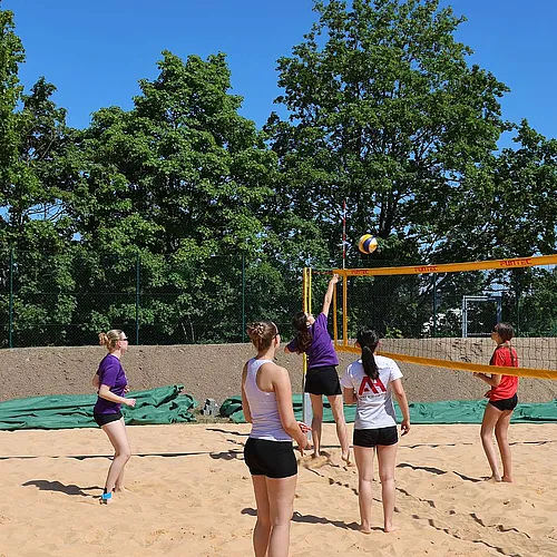 Einweihung des Beachplatzes