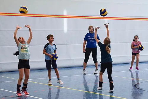Spass am Volleyball mit Ulli