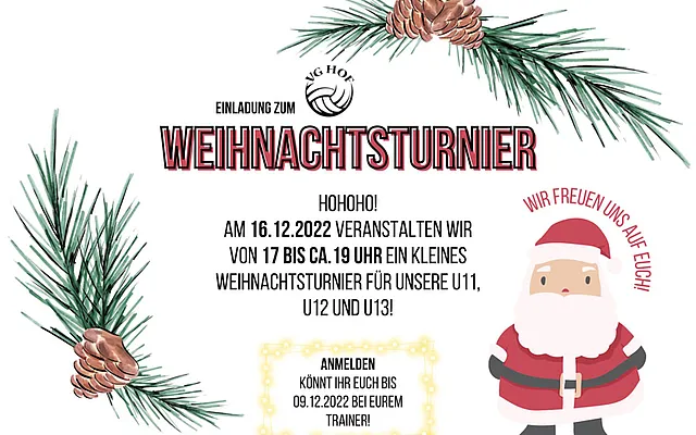 Weihnachtsturnier 2022 - U11-U12-U13