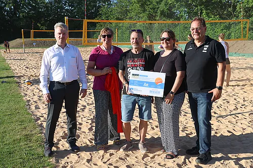 Einweihung des Beachplatzes