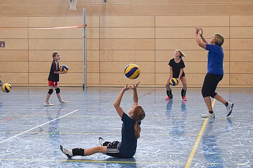 Spass am Volleyball mit Ulli