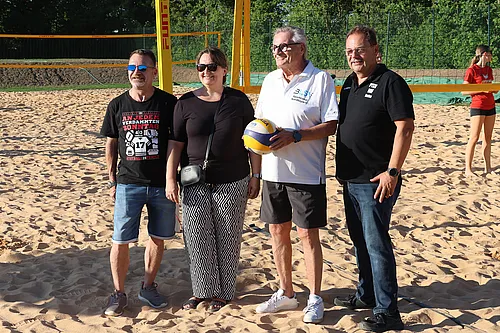 Einweihung des Beachplatzes