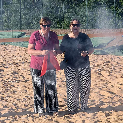 Einweihung des Beachplatzes