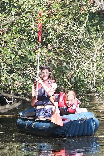 Kanufahrt auf der Saale
